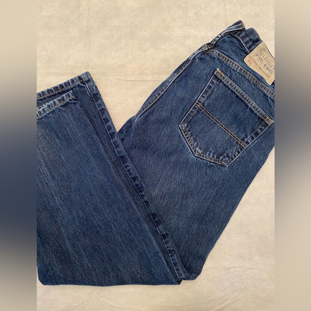Tommy Hilfiger Dark Wash Men’s “Tommy” Denim Jeans 34x30